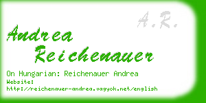 andrea reichenauer business card